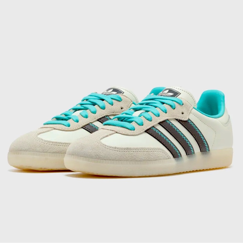 adidas Women's Sneakers in Cream and Teal